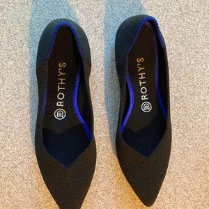 Rothy's The Point Solid Black